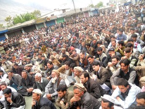 Gilgit- Baltistan protest